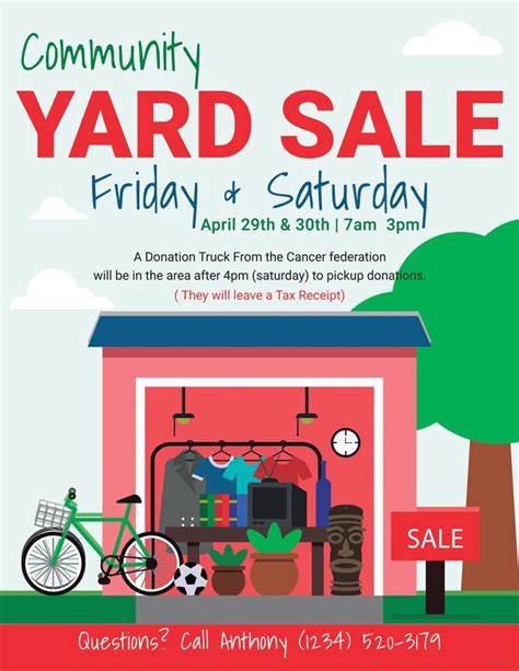 Yard Sale Flyer Template - Download Now