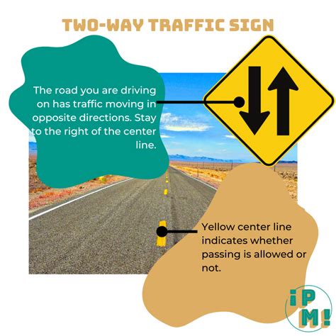 Two Way Traffic Sign: Meanings & Examples for the DMV Written Test ...