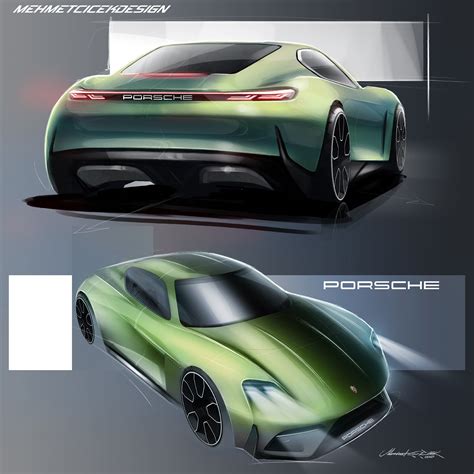 PORSCHE - Mission E Concept :: Behance