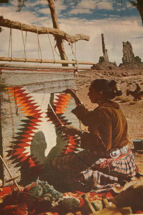 Navajo weaver. | Native american art, Weaving projects, Navajo weaving