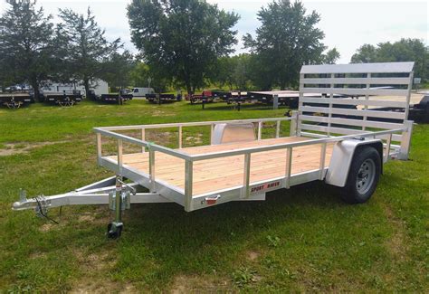 2020 Sport Haven 6 x 12 Aluminum Utility Trailer-Unit 09986 – Frenchville Trailer Sales