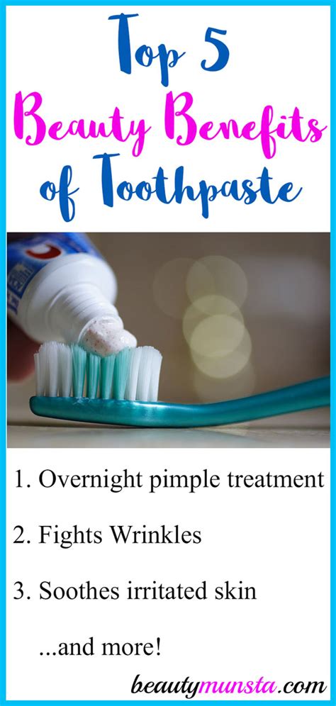 What Are The Beauty Benefits of Toothpaste? - beautymunsta - free natural beauty hacks and more!