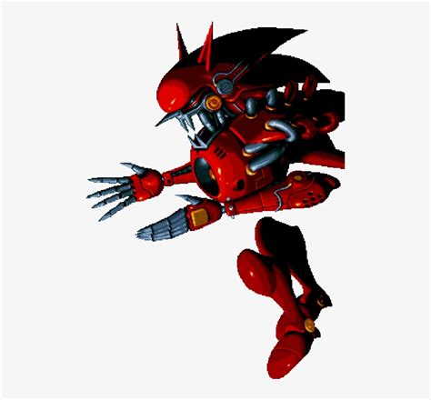 Metal Sonic Kai, The Final Boss Of Knuckles Chaotix - Metal Sonic Kai Sprites - 493x682 PNG ...