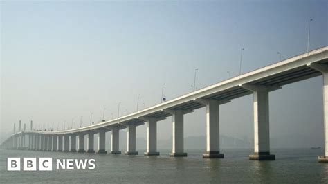 World's longest sea bridge ready to open : r/InfrastructurePorn