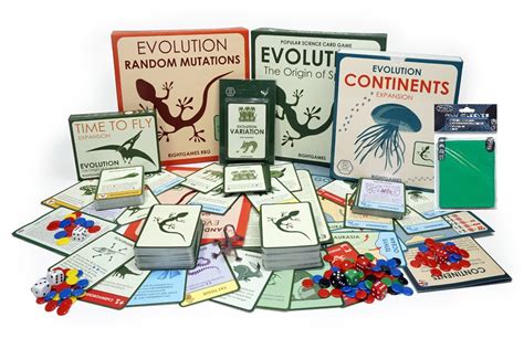 Evolution Board game with Expansions and protectors Set