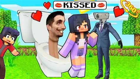 😱 APHMAU KISS SKIBIDI TOILET & CAMERAMAN - NEW BOYFRIENDS in Minecraft 360°! - YouTube