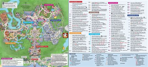 Printable Disneyland Park Map