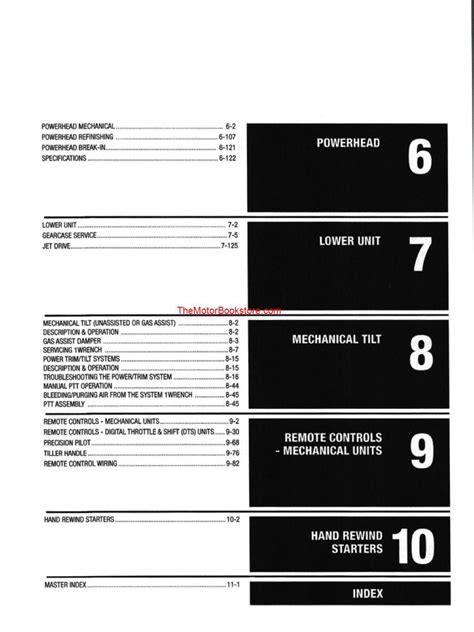 2012 - 2020 Mercury 4-Stroke Outboard Repair Manual