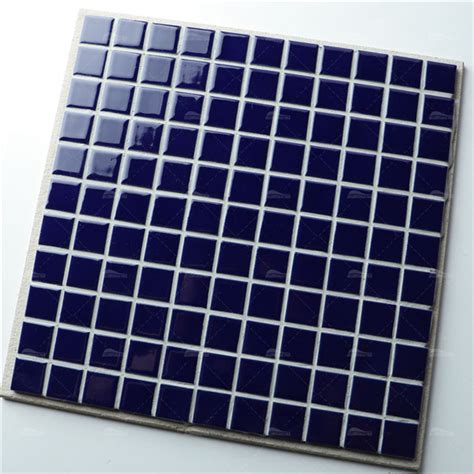 25x25mm Square Porcelain Classic Dark Blue IGA3607, pool tile supply ...