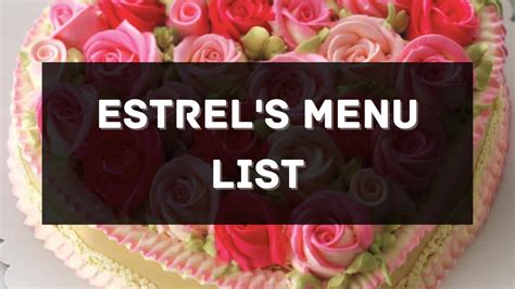 Estrel's Menu Prices Philippines 2025 [Updated] — All About Philippines Menu