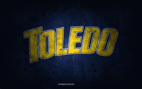 Download wallpapers Toledo Rockets, American football team, blue ...