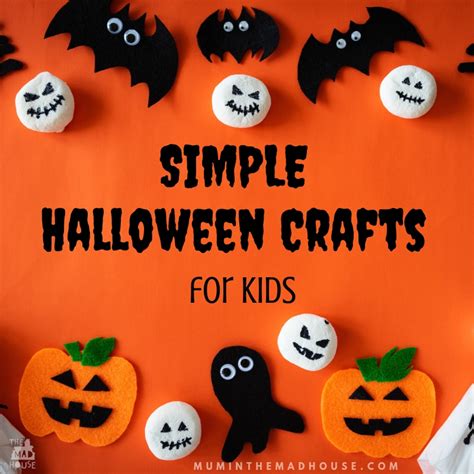 Halloween crafts for kids - Mum In The Madhouse