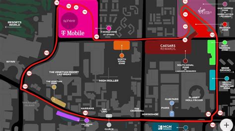 SG1 Grandstand (T-Mobile Zone at Sphere) | F1 Las Vegas Grand Prix | 21-23 Nov 2024 | Las Vegas ...