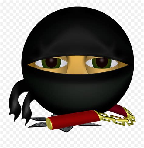 Graphic Ninja Smiley Emoticon Emoji - Ninja Emojis,Hand Emoji - free ...