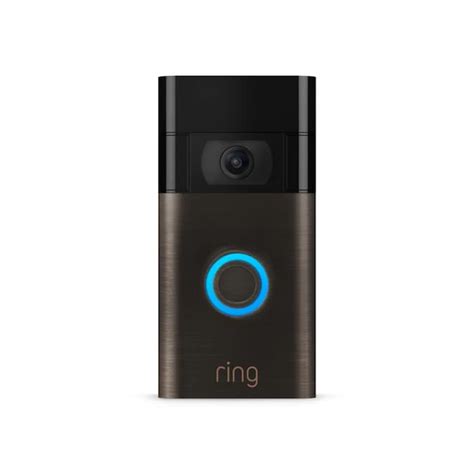 Ring Video Doorbell- Built in Rechargeable Battery or Hardwired Smart Doorbell Camera, Venetian ...