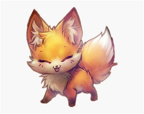 Transparent Cute Fox Clipart - Chibi Fox Anime Girl, HD Png Download ...