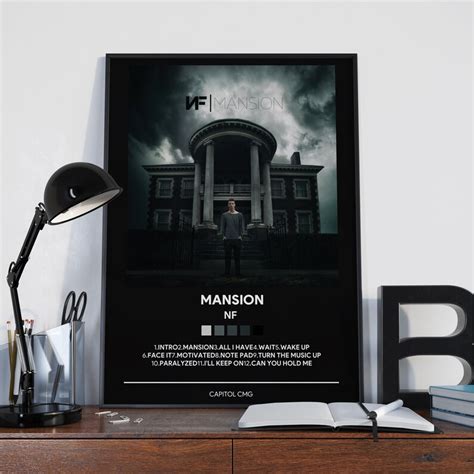 Nf Mansion Album Cover Poster Nf Poster Print Music Gifts - Etsy