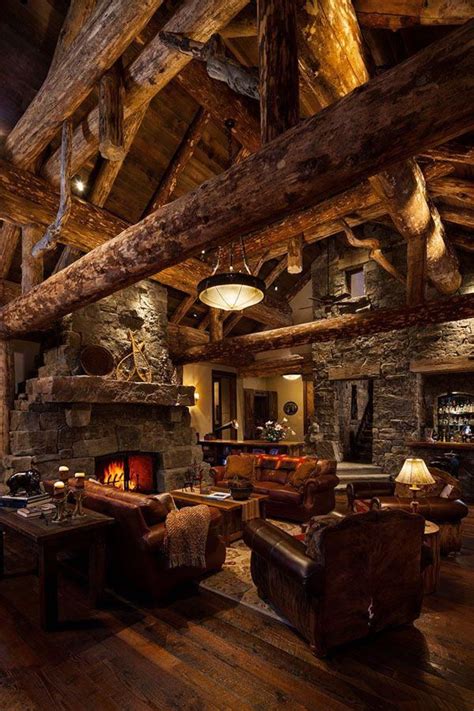 This is AWESOME! Just so cozy! 47 Extremely cozy and rustic cabin style ...