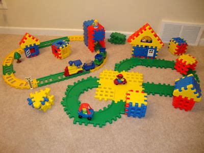 AUTOMATIC TRAIN SET Little Tikes Waffle Blocks 100+pcs | #148805362