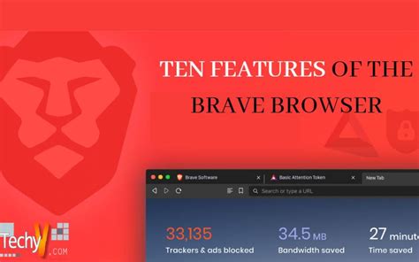 Ten Features Of The Brave Browser - Techyv.com