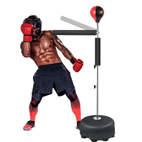 Buy Veocore Boxing Bar with Punching Bag Boxing Reflex Bar, Adjustable Height Boxing Spinning ...