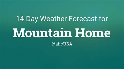 Mountain Home, Idaho, USA 14 day weather forecast