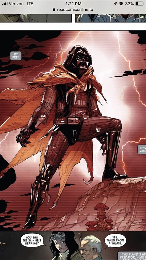 Been reading these Darth Vader comics, which are canon and absolutely ...