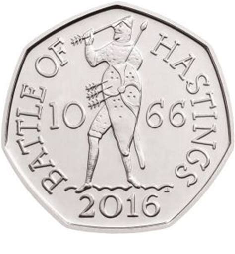 Battle of Hastings 50p coin is valued at £1.00