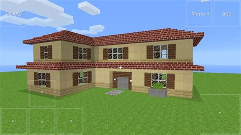 Minecraft 2-Story House Blueprint