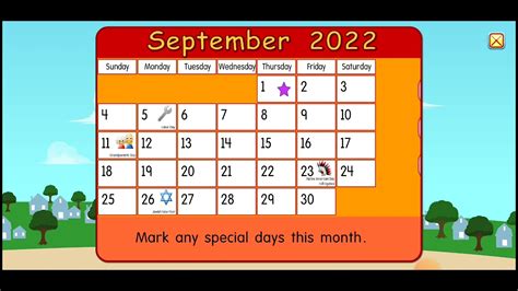 starfall calendar september 1 2022 - YouTube