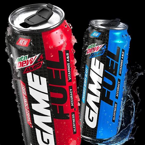 Mountain Dew Game Fuel 16oz Cans Variety Pack - 12 Pack with Vitamins A + B | 4 Flavors ...