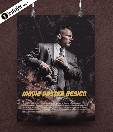 Hollywood Action Movie Poster Free Download PSD Template - Indiater