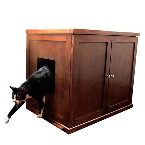 The Refined Feline Litter Box, Large, Mahogany: Amazon.ca: Pet Supplies