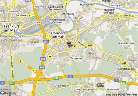 Offenbach Map - Germany