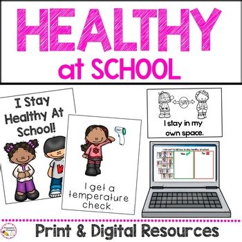 Staying Healthy At School | Back To School by PrintablePrompts | TPT