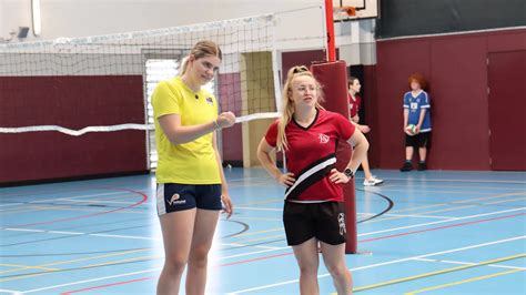 Our Volleyball Development Program had a special guest attend training ...