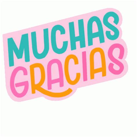 Muchas Gracias GIF - MuchasGracias - Discover & Share GIFs | Lettering ...