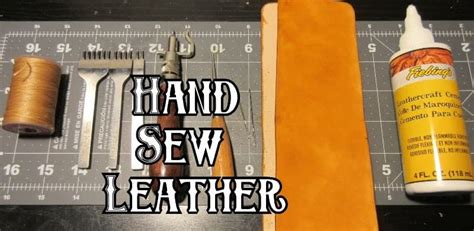 6 Steps To Hand Sew Leather - Maze Leather