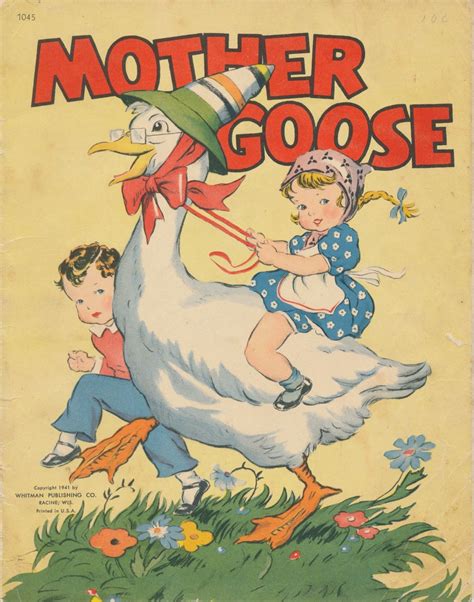 All of these images are from a 1941 Mother Goose book. | Mother goose ...