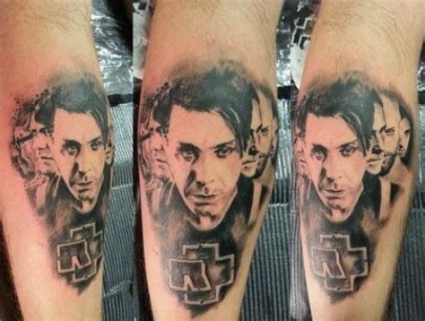 Till Lindemann + Rammstein | Fan tattoo, Metal tattoo, Rammstein