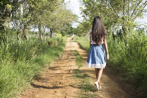 Free Images : forest, grass, walking, girl, woman, trail, meadow, countryside, dirt road, rural ...