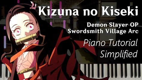 「Kizuna no Kiseki」【Demon Slayer OP】 Piano Tutorial - YouTube