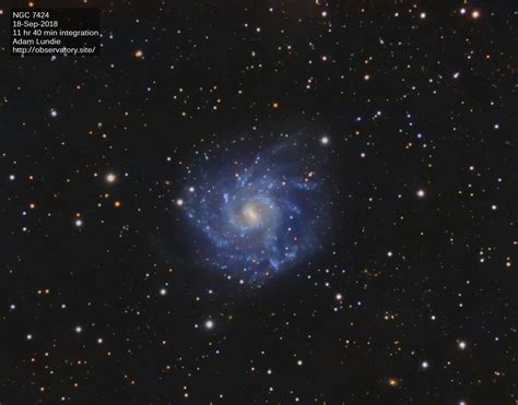 Grand Spiral Galaxy NGC7424 : r/astrophotography