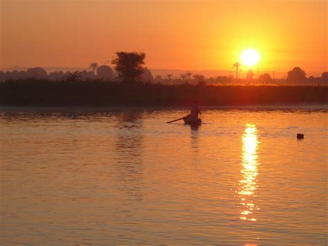 Sunset on the Nile River Nile River, Favorite Places, Spaces, Celestial, Sunset, Outdoor ...