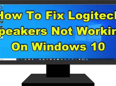 How to Fix Speakers Not Working Windows 10 - Speakers Resources