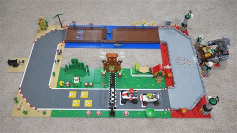 LEGO Mario Kart Track MOC Build Details - YouTube