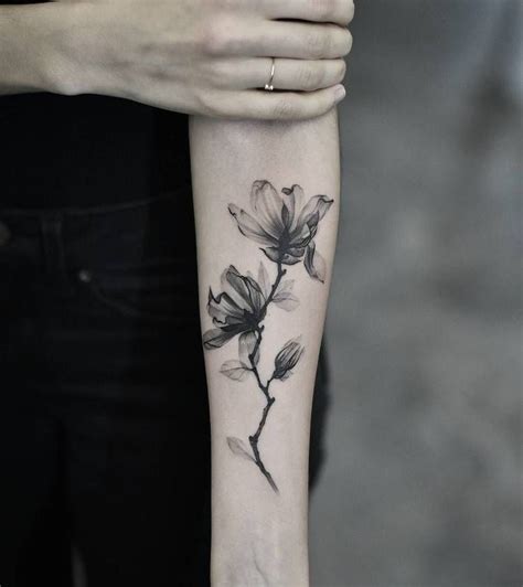 44 Beautiful Magnolia Tattoo Designs | Page 2 of 4 | TattooAdore | Magnolia tattoo, Tattoos ...