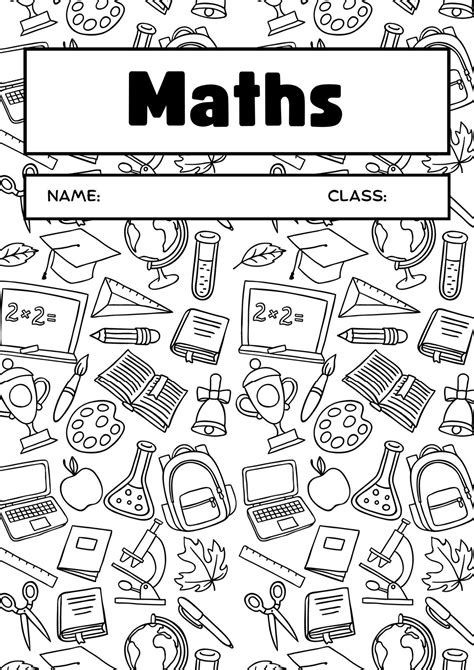 Mathematics Cover Page Design Ideas – NBKomputer