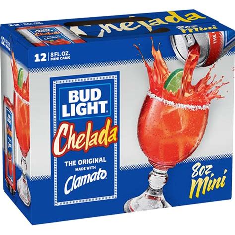 BUY BUD LIGHT CHELADA THE ORIGINAL MADE WITH CLAMATO BEER CAN | Hover Crossing Wine & Spirits