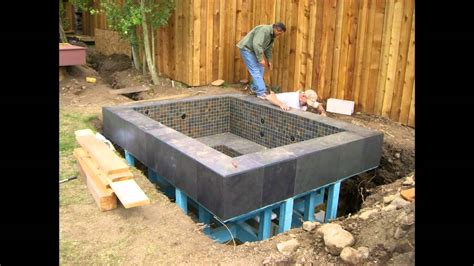 9'6"x7'6" Nespa All Tiled In Ground Hot Tub/Spa www.aquaprospas.com.mov ...